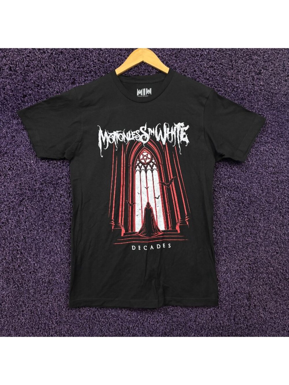 Motionless in White Decades Tracklist T-Shirt Size Medium
